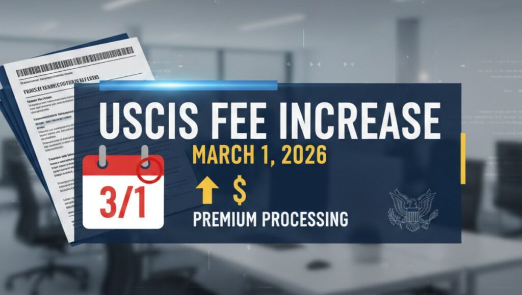 USCIS Premium Processing Fee Increase 2026