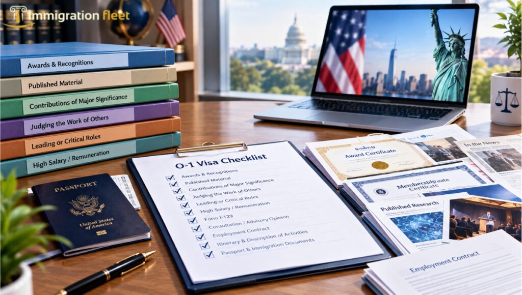 Immigrationfleet-O-1 Visa Checklist